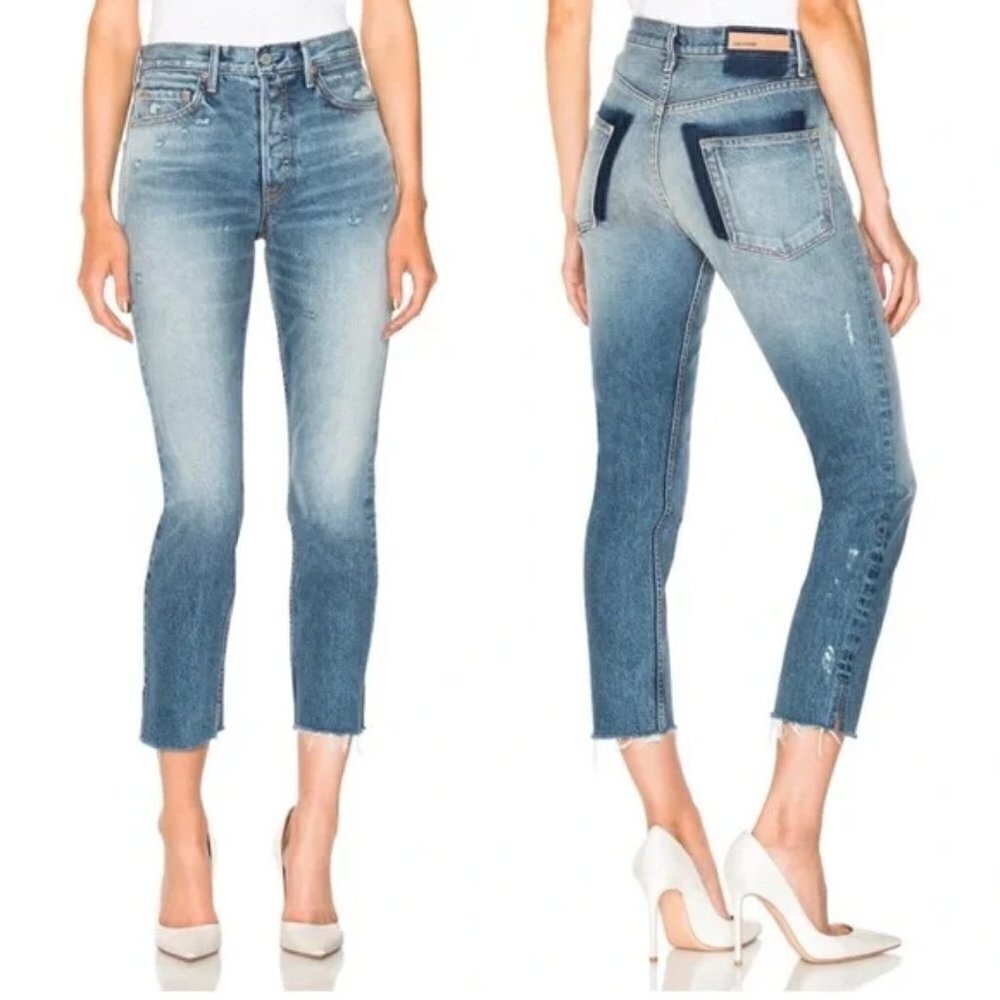 GRLFRND Karolina High-Rise Skinny Jean in Whole Lotta Love Size 24 - Picture 3 of 14